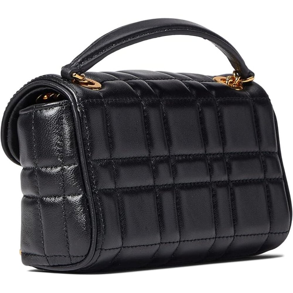kate spade new york $298 Evelyn Black Quilted Leather Small Crossbody NWT! - Picture 2 of 10